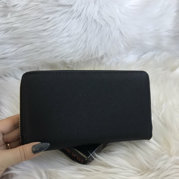 NWT STEVE MADDEN ZIP AROUND WALLET WRISTLET CASE - Picture 6 of 9